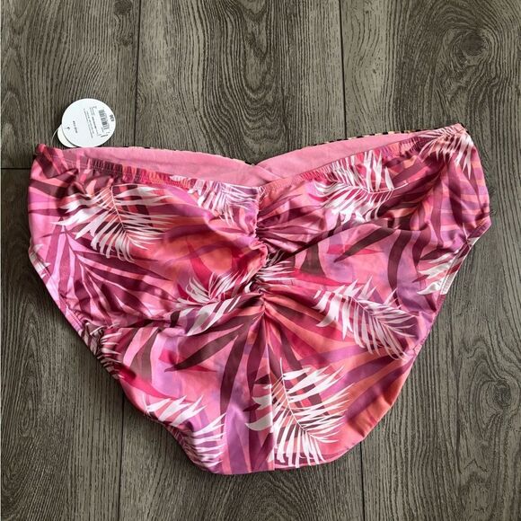 Decree Pink and Leopard Print Bikini Bottoms - Picture 2 of 6